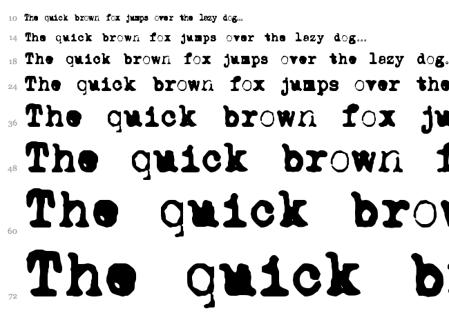 DK Carbonara font waterfall